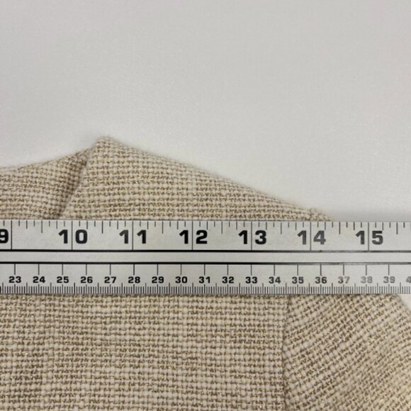 VILAGALLO IT 38 US 8 Faux Pearl Tweed Crop Blazer - Picture 12 of 14